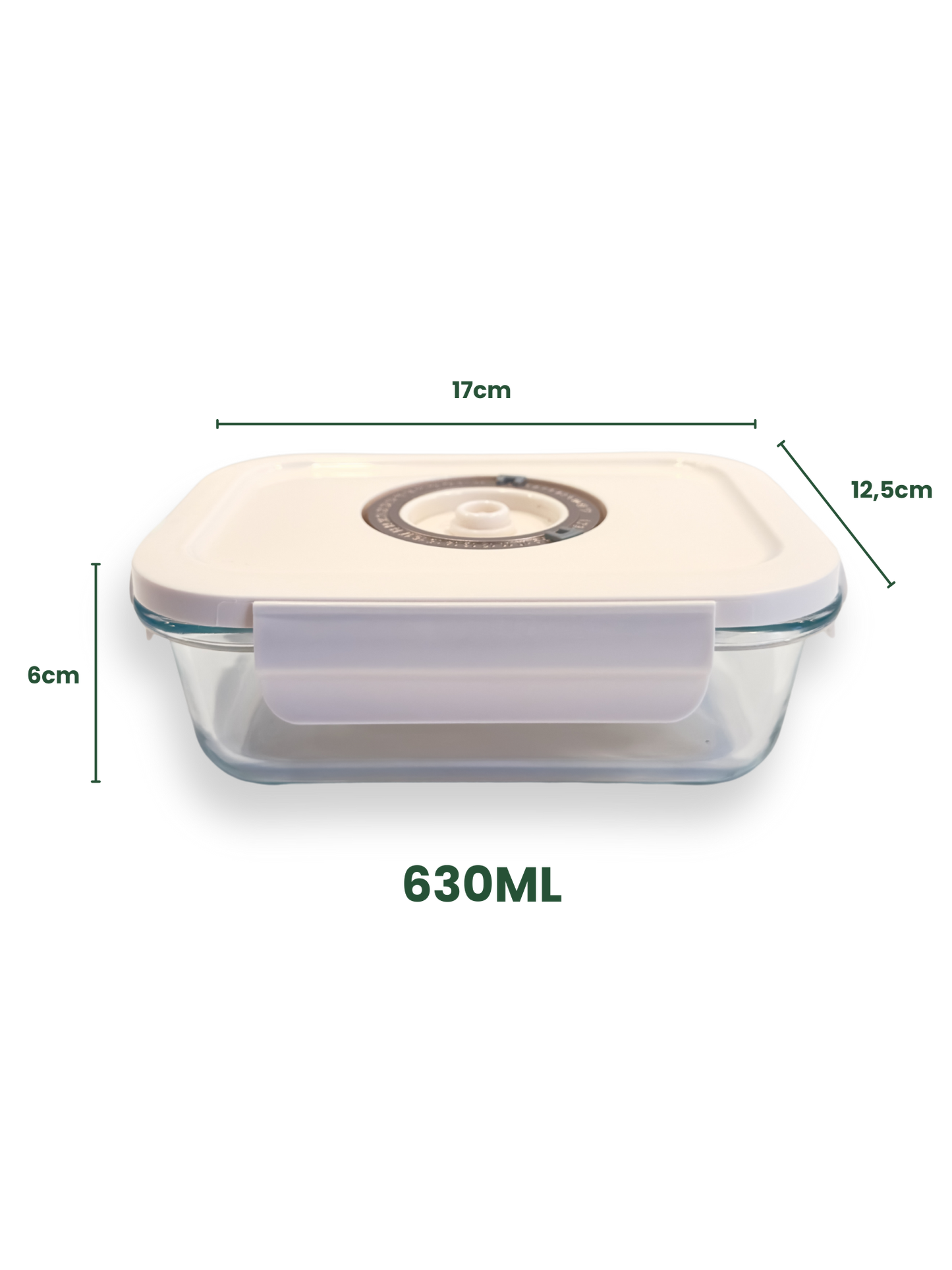 FreshGuard™ Glas-Vakuum-Frischhaltedose