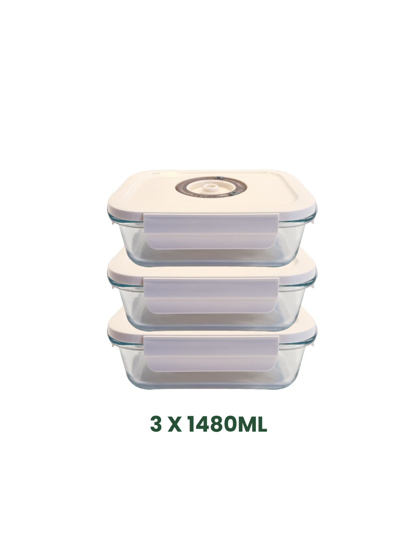 FreshGuard™ Glas-Vakuum-Frischhaltedose