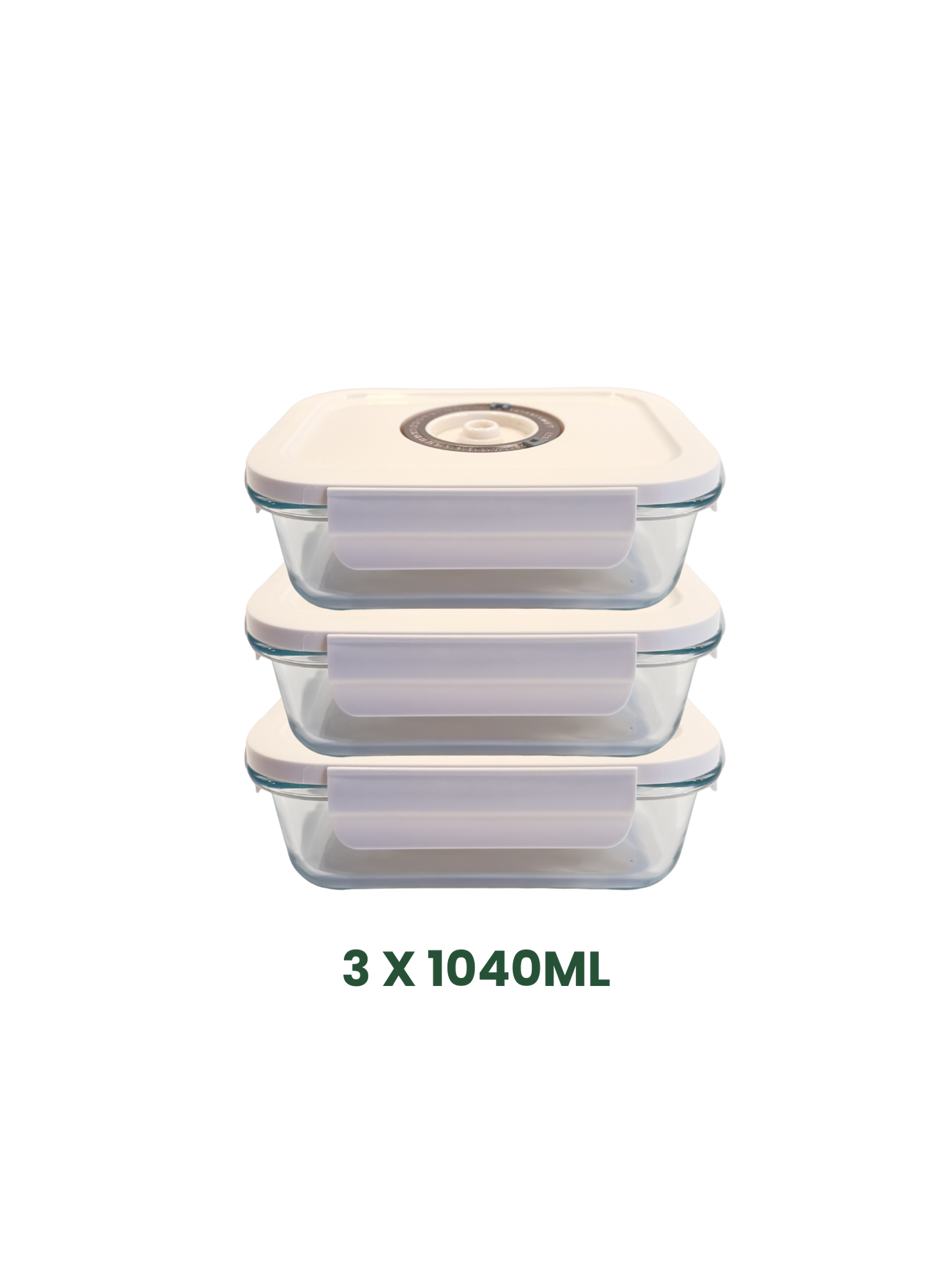 FreshGuard™ Glas-Vakuum-Frischhaltedose
