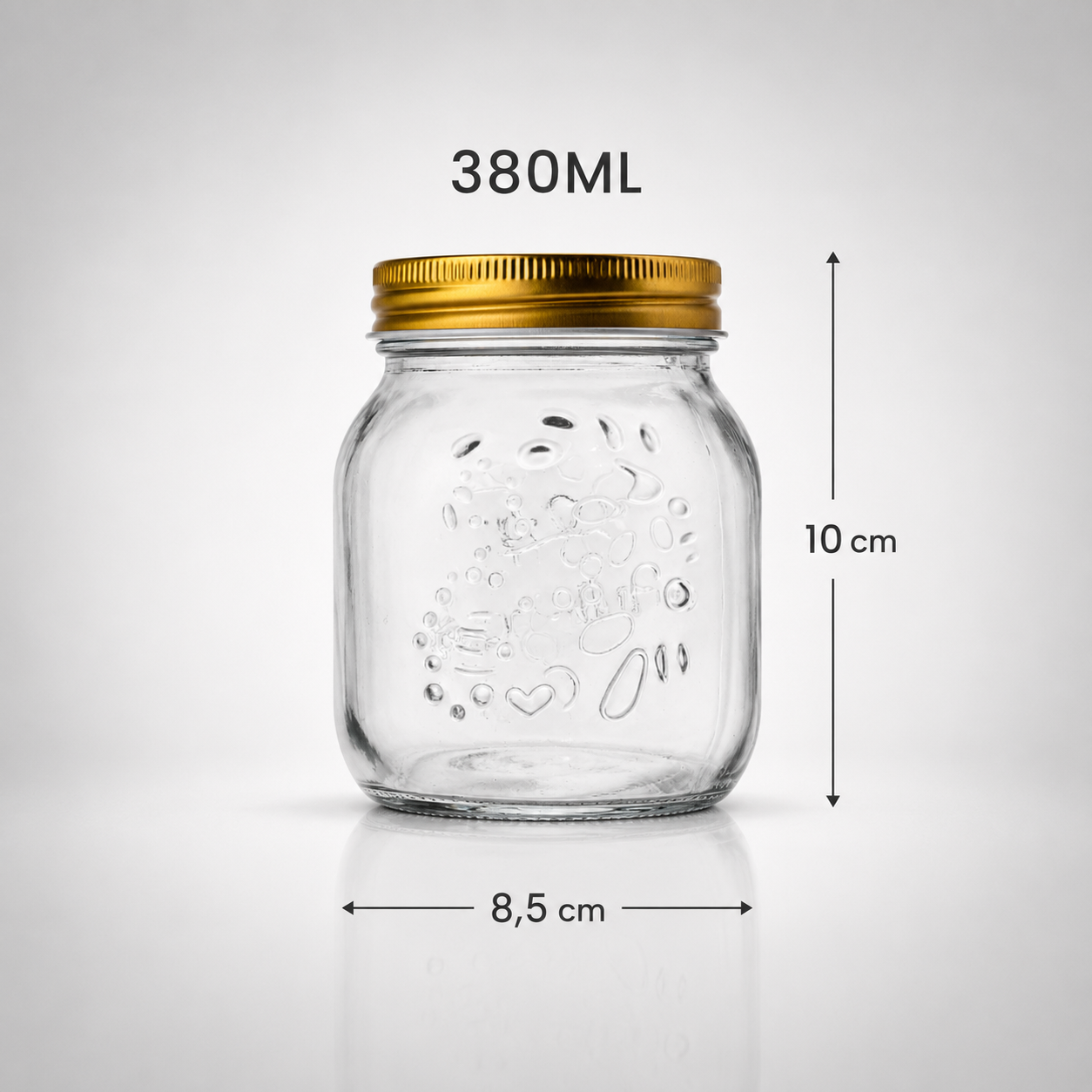 4x 380 ml Gläser