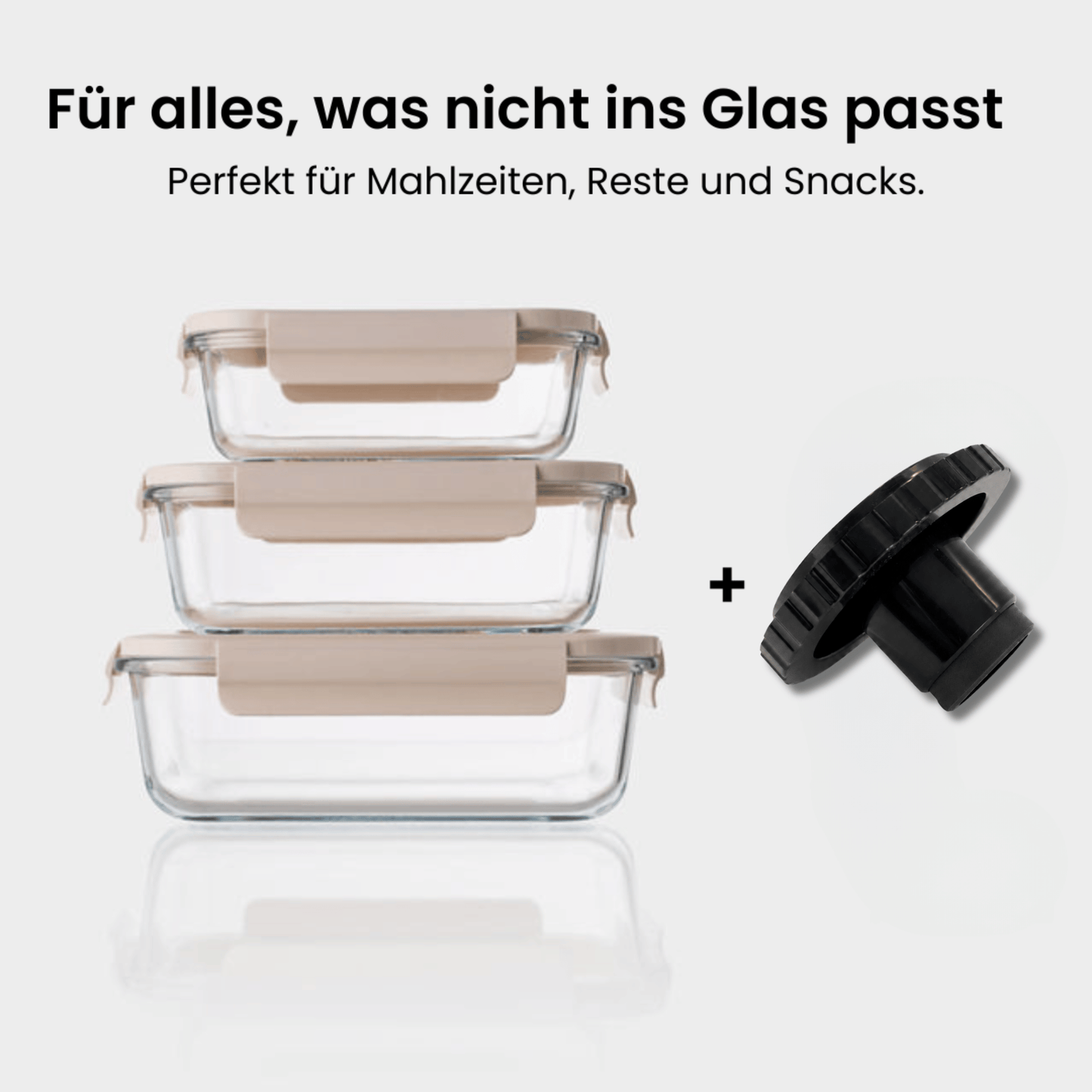 VacuGlass Behälter – 3er-Set